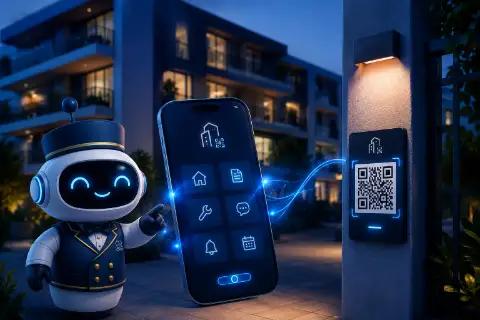 QR Copro — l'assistant Nova et le QR code d'un immeuble connecté